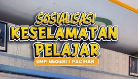 Foto: Sosialisasi Keselamatan Lalu Lintas bagi pelajar di SMPN 1 Paciran