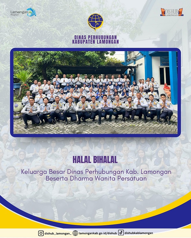 Dokumentasi Foto Halal Bihalal Dishub Lamongan