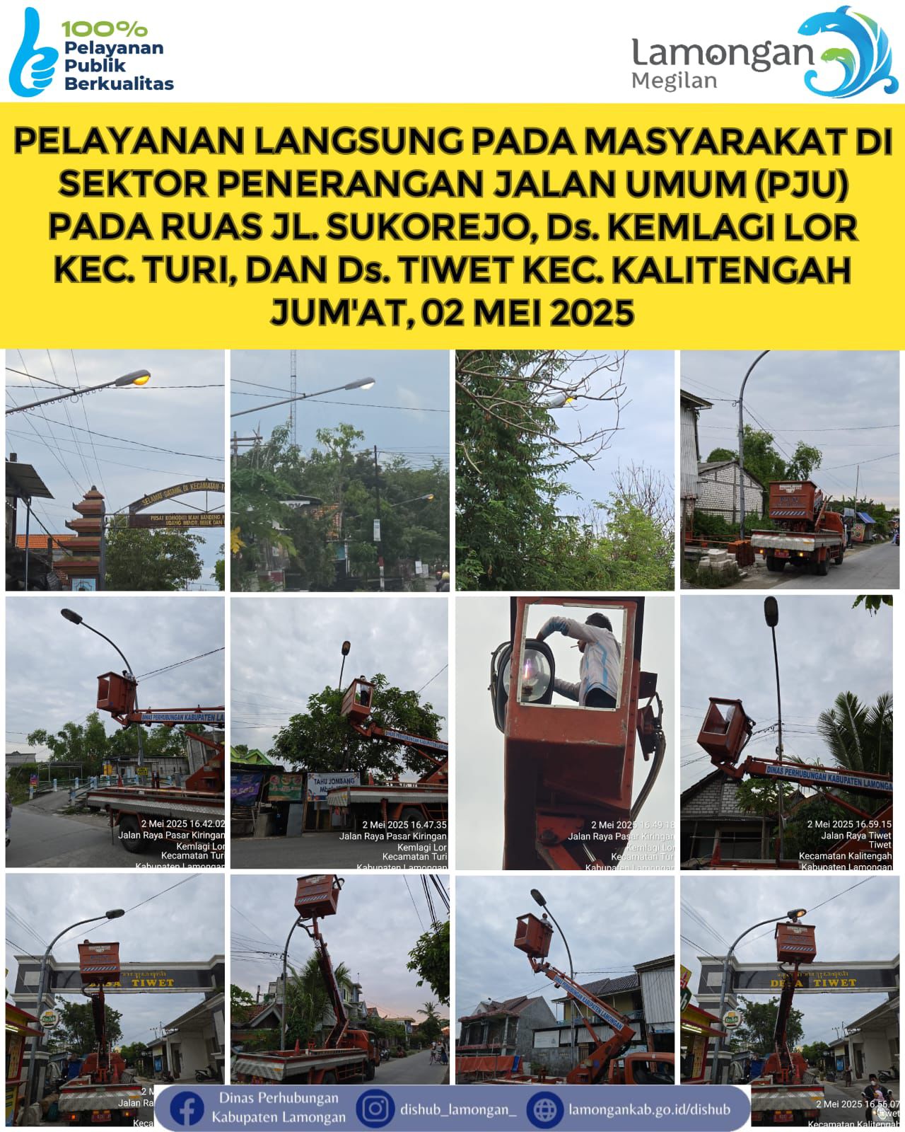 Pelayanan Langsung pada Masyarakat di Sektor Penerangan Jalan Umum (PJU)