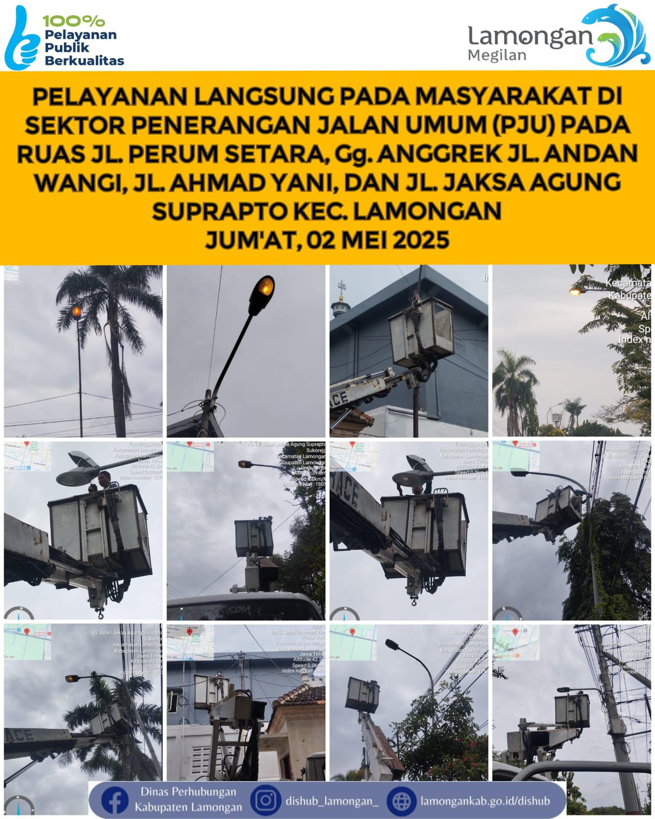 Pelayanan Langsung pada Masyarakat di Sektor Penerangan Jalan Umum (PJU)