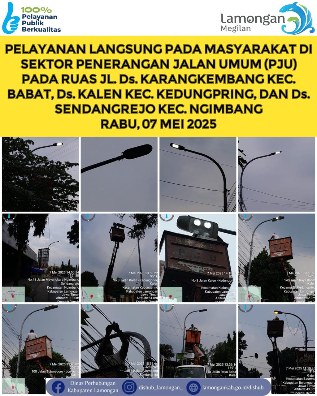 Pelayanan Langsung pada Masyarakat di Sektor Penerangan Jalan Umum (PJU)