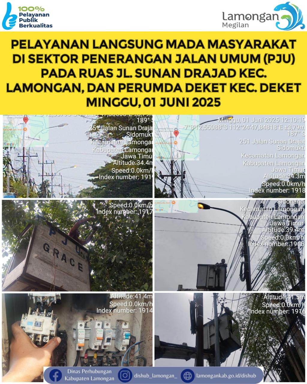 Pelayanan Langsung pada Masyarakat di Sektor Penerangan Jalan Umum (PJU)