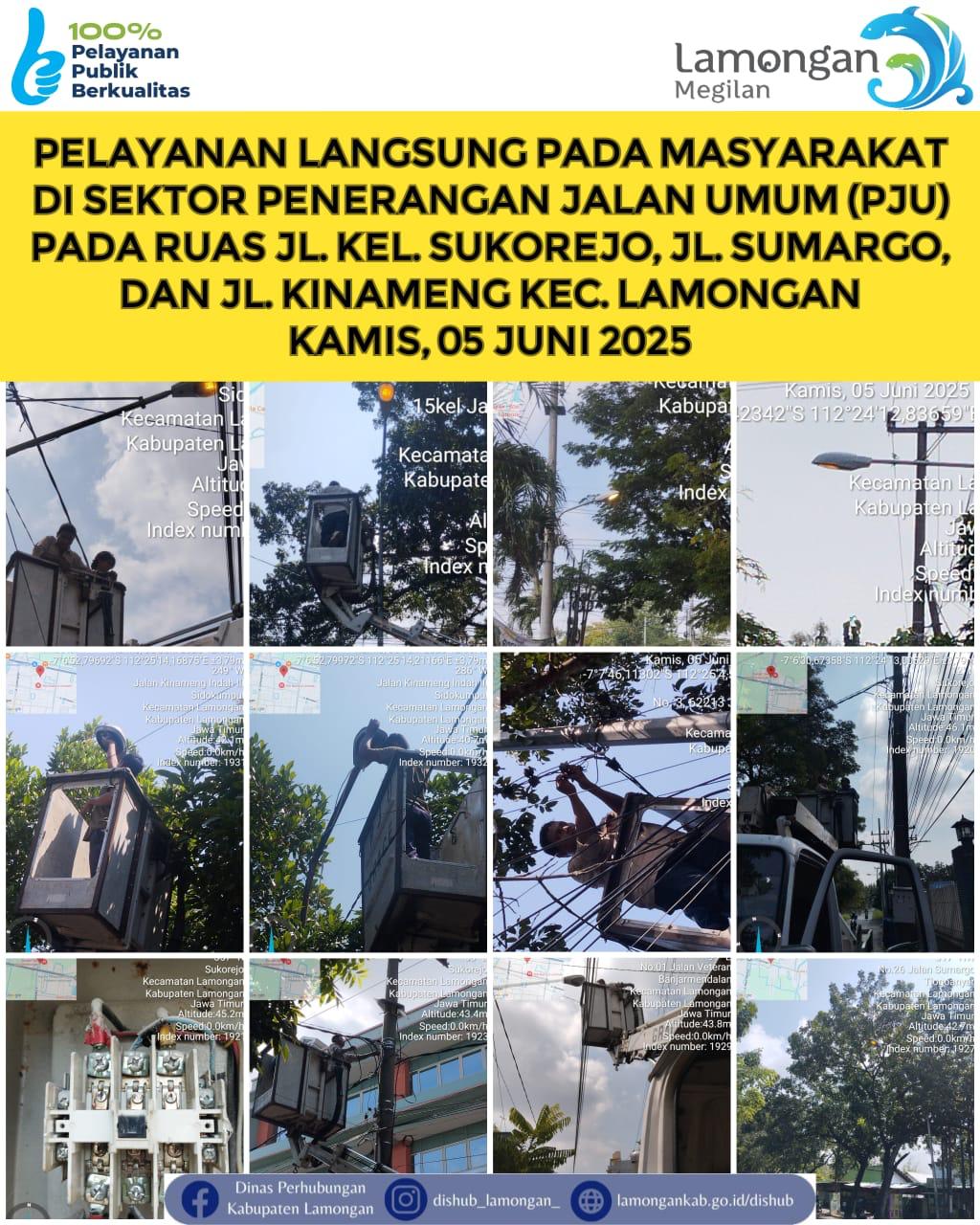 Pelayanan Langsung pada Masyarakat di Sektor Penerangan Jalan Umum (PJU)