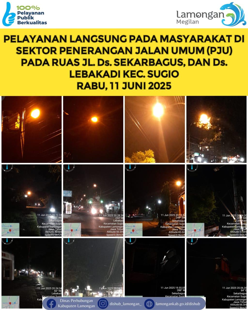 Pelayanan Langsung pada Masyarakat di Sektor Penerangan Jalan Umum (PJU)
