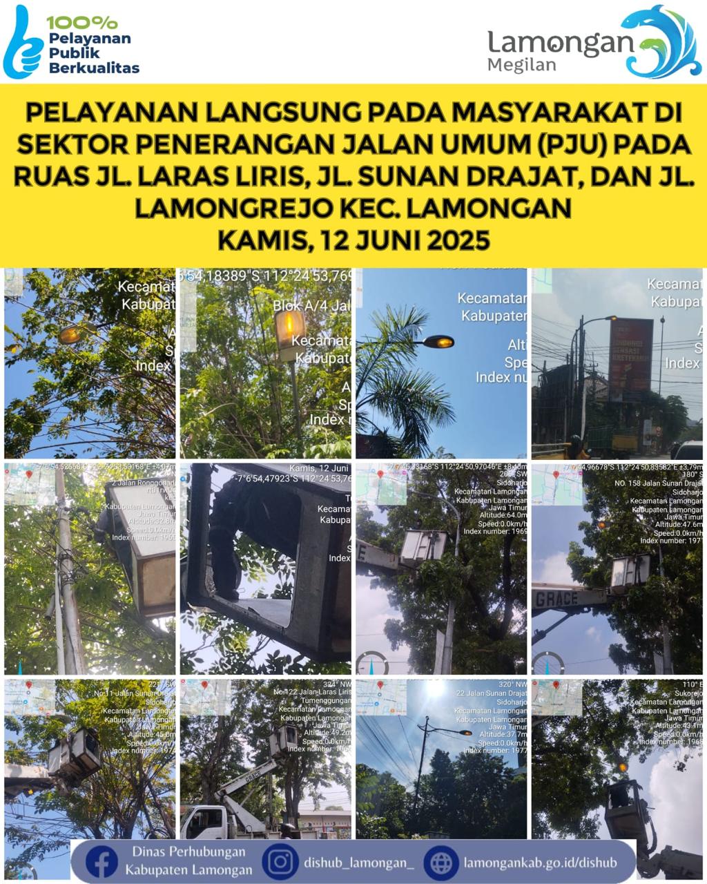 Pelayanan Langsung pada Masyarakat di Sektor Penerangan Jalan Umum (PJU)