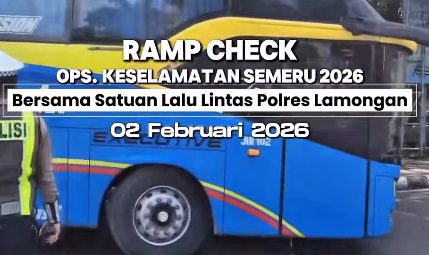 Foto: Ramp Check Kendaraan dalam rangka Operasi Semeru 2026