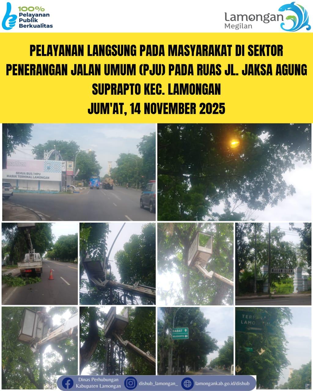 Foto: Pelayanan Langsung pada Masyarakat di Sektor Penerangan Jalan Umum (PJU) di Kecamatan Lamongan