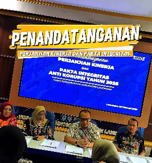 Foto: Penandatanganan Perjanjian Kinerja dan Pakta Integritas Dinas Perhubungan