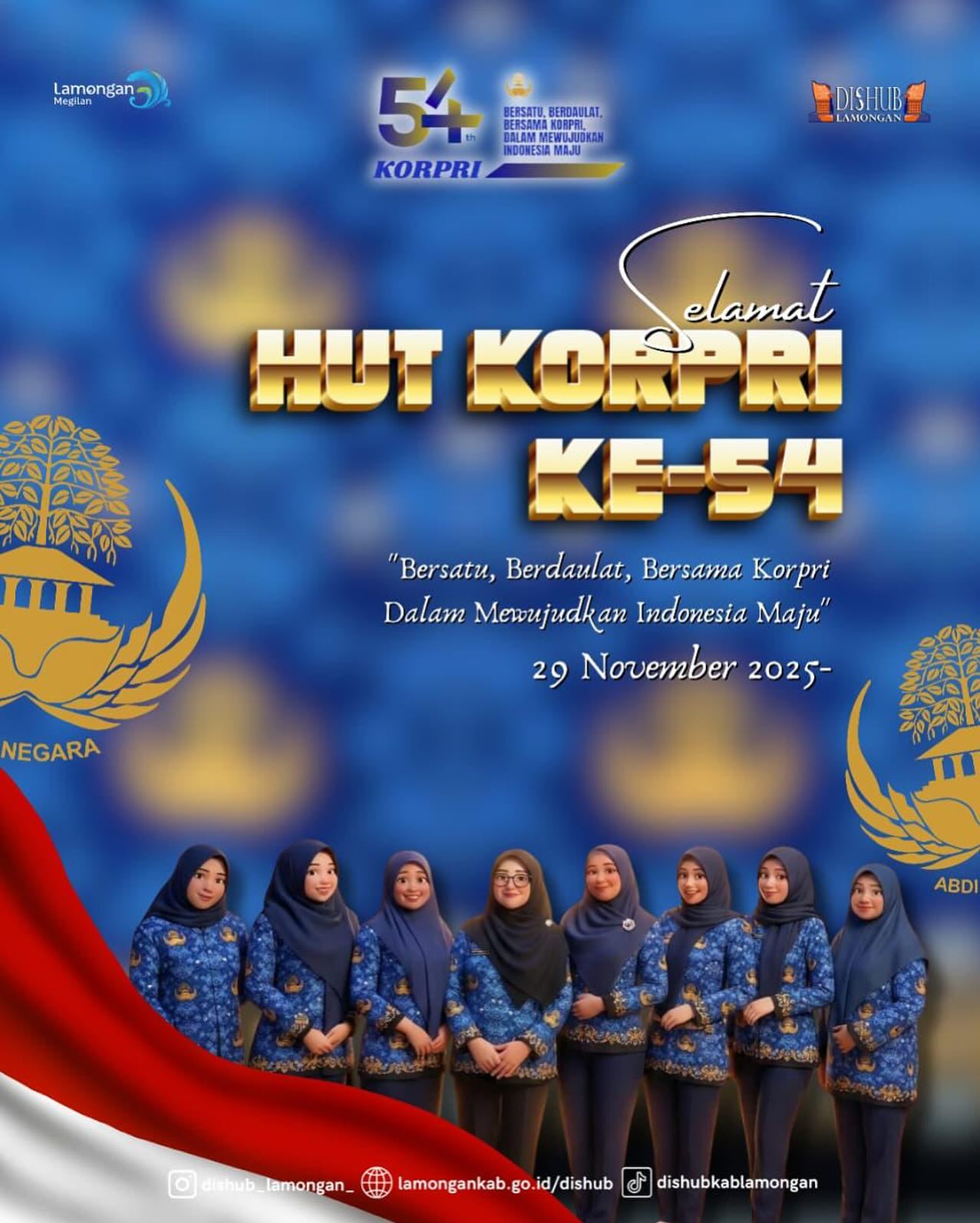 Foto: Selamat Memperingati HUT KORPRI Ke-54