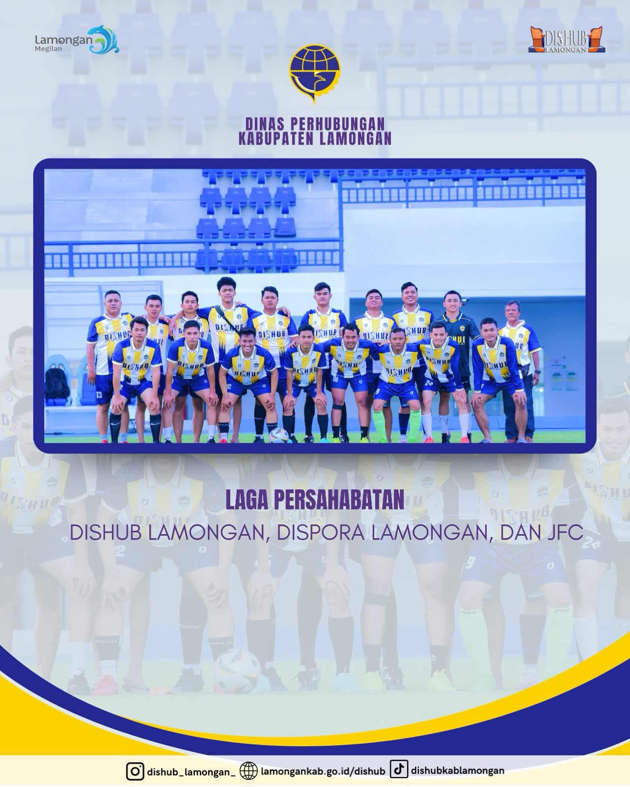 Foto: Laga Persahabatan Dishub Lamongan