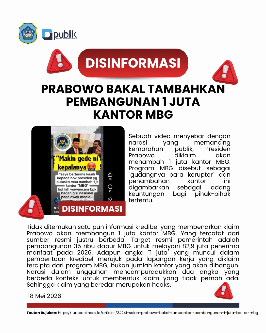 Foto: Prabowo Bakal Tambahkan Pembangunan 1 Juta Kantor MBG
