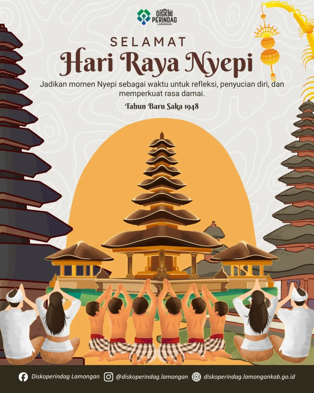 Foto: Selamat Hari Raya Nyepi, Tahun Baru Saka 1948