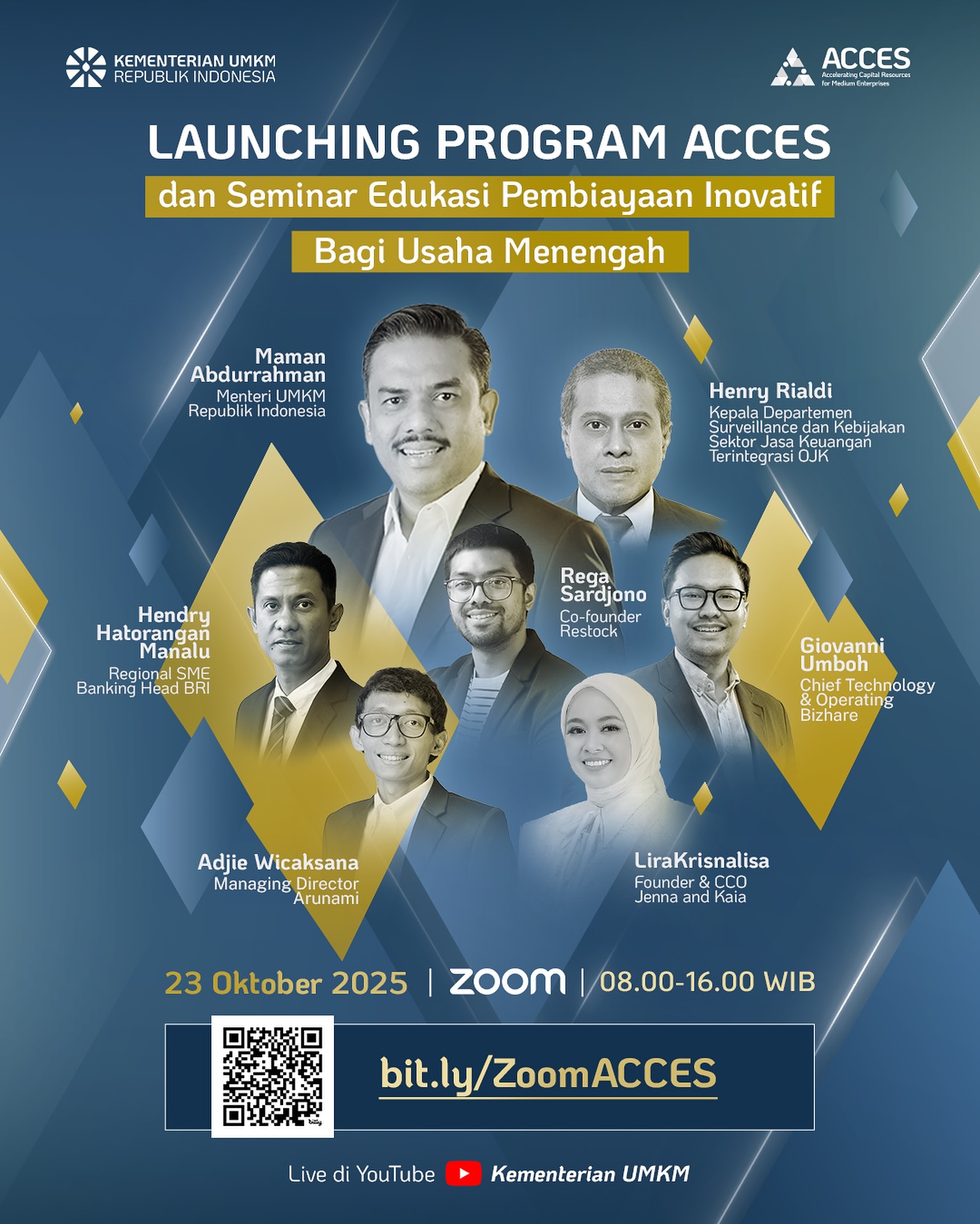 Foto: Launching Program Access dan Seminar Edukasi Pembiayaan Inovatif Bagi Usaha Menengah