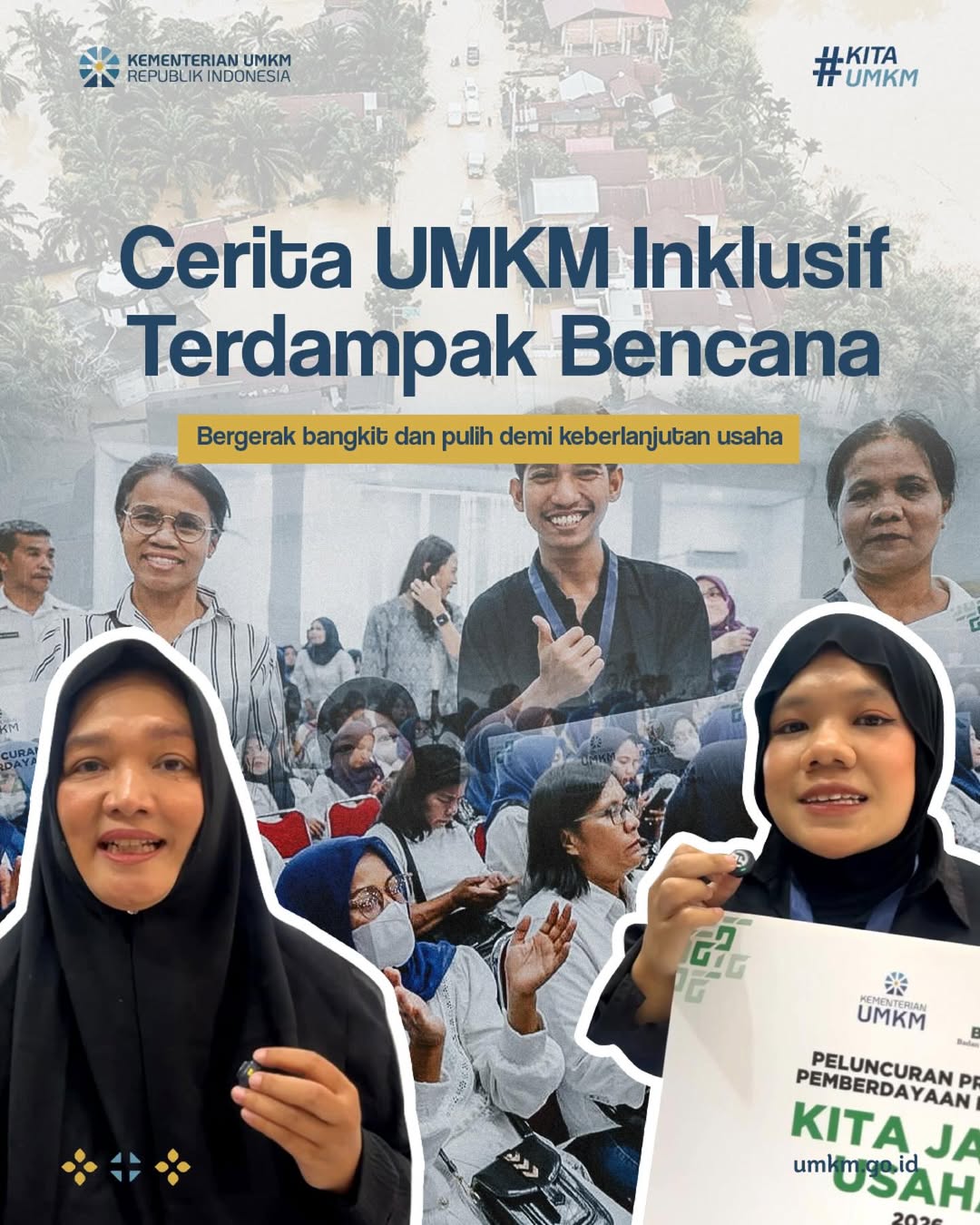 Foto: Cerita UMKM Inklusif Terdampak Bencana