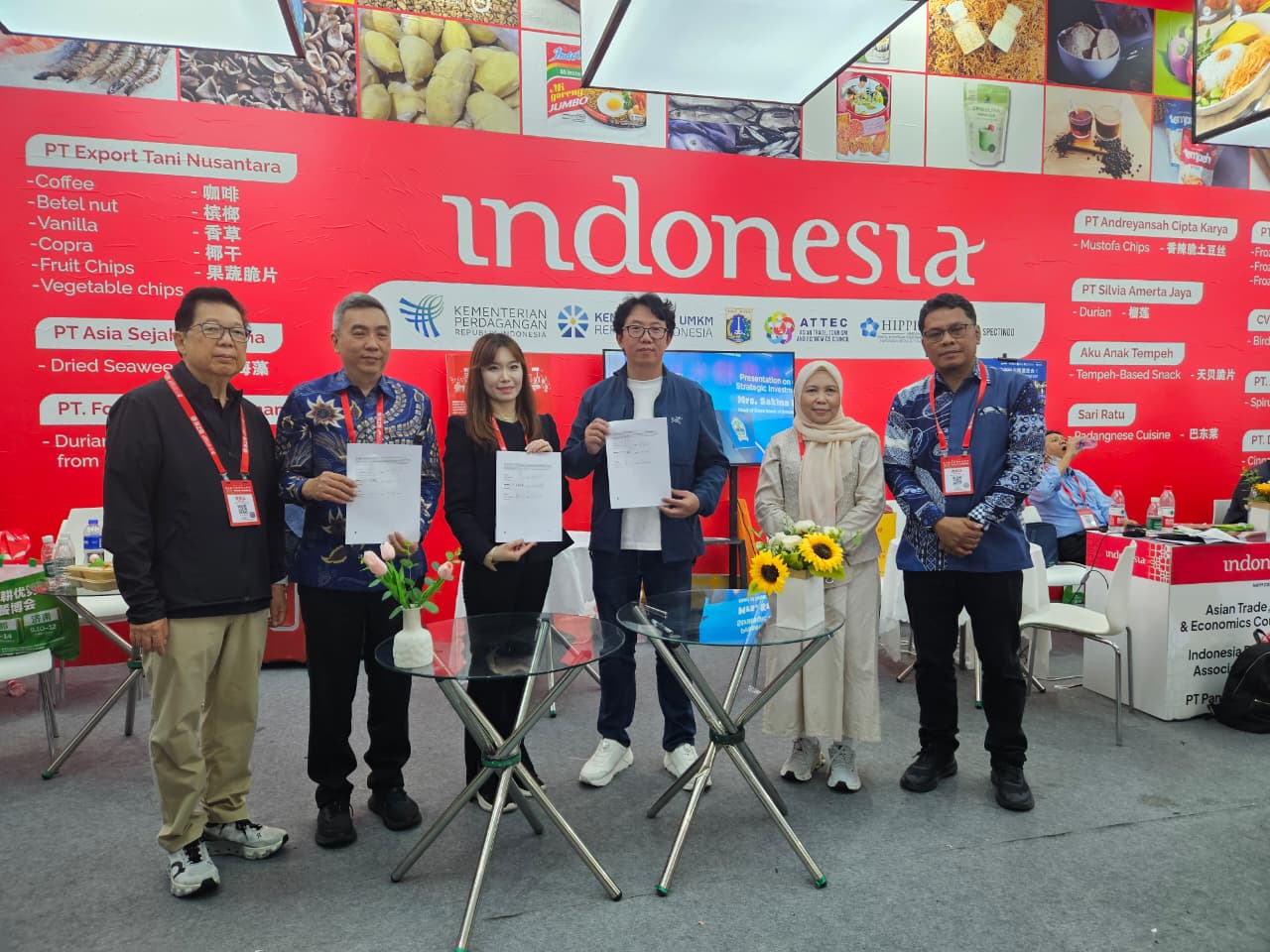 Foto: Dorong Ekspansi ke Pasar Global, Produk Pangan Indonesia Tampil di China Food Trade Fair 2026
