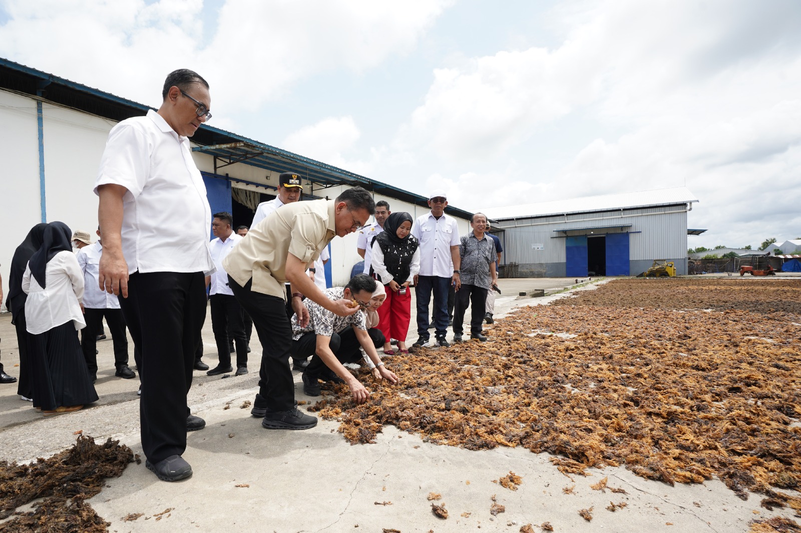 Foto: Lepas Ekspor Rumput Laut Senilai Rp1,7 Miliar dari Gudang SRG, Kemendag Fasilitasi Akses Pasar Internasional