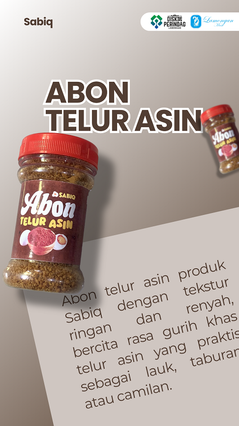 Foto: Abon Telur asin tersedia di Lamongan Mart