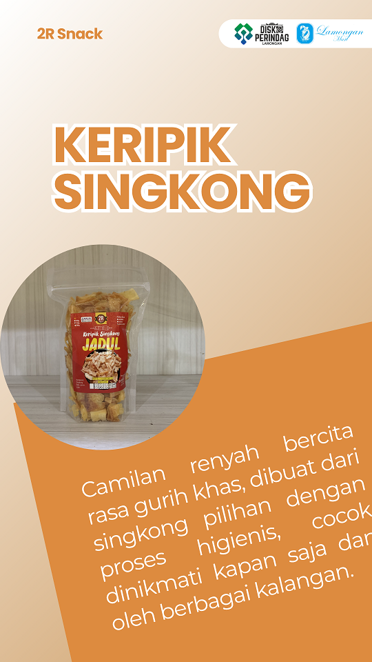Foto: Keripik Singkong tersedia di Lamongan Mart