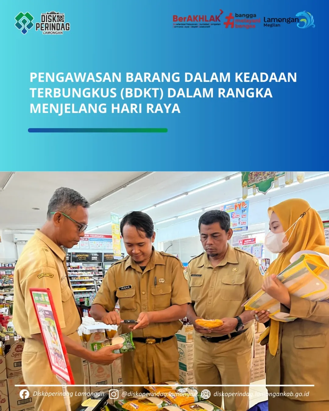 Foto: Pengawasan Barang dalam Keadaan Terbungkus (BDKT) dalam Rangka Menjelang Hari Raya