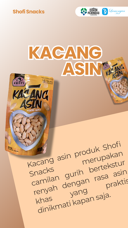Foto: Kacang Asin tersedia di Lamongan Mart