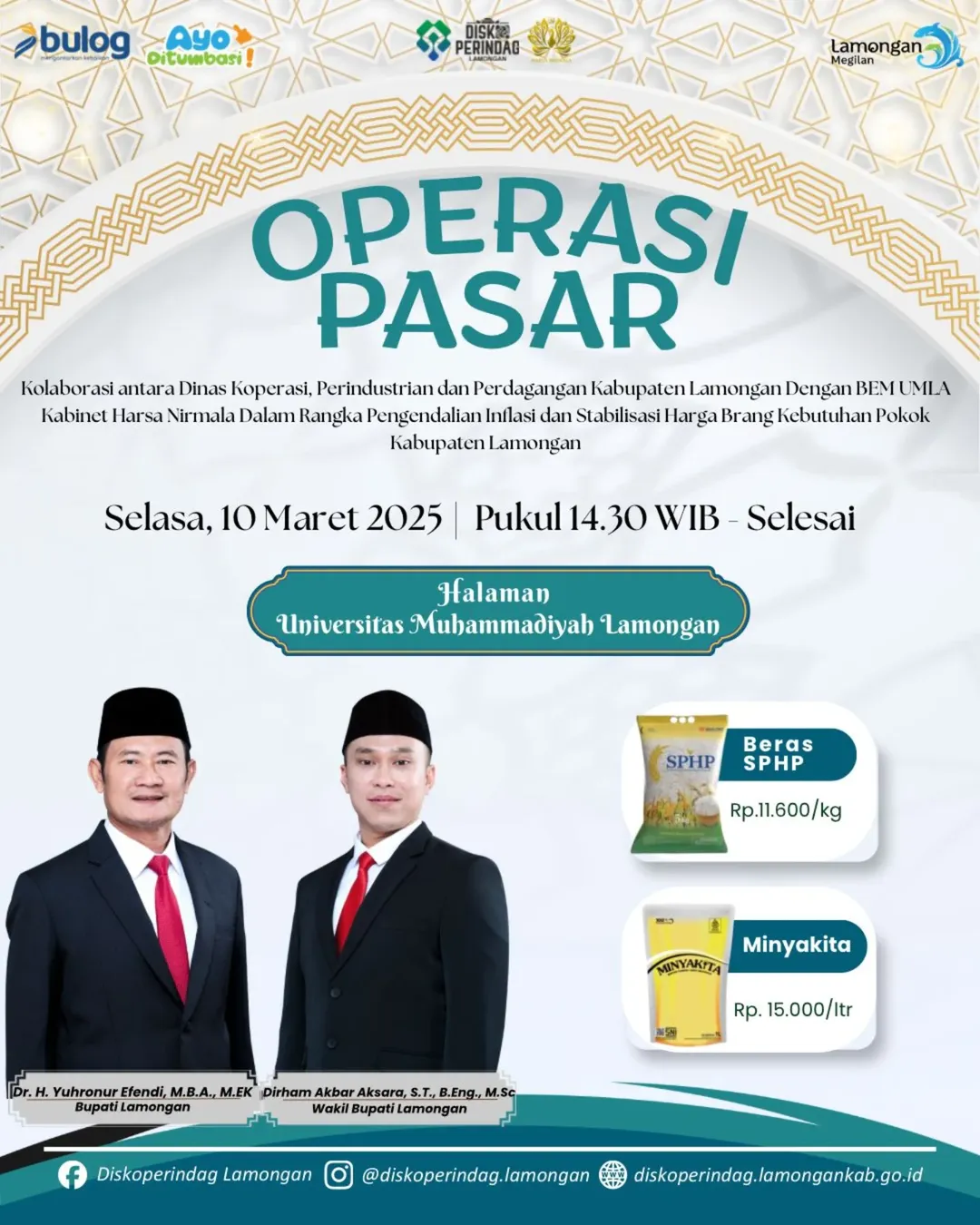 Foto: Operasi Pasar kembali hadir untuk masyarakat!