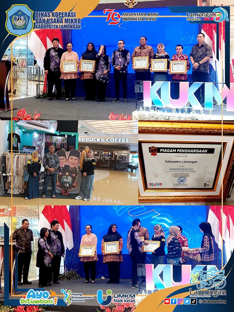 Penerimaan Piagam Penghargaan Favorite Booth Activity