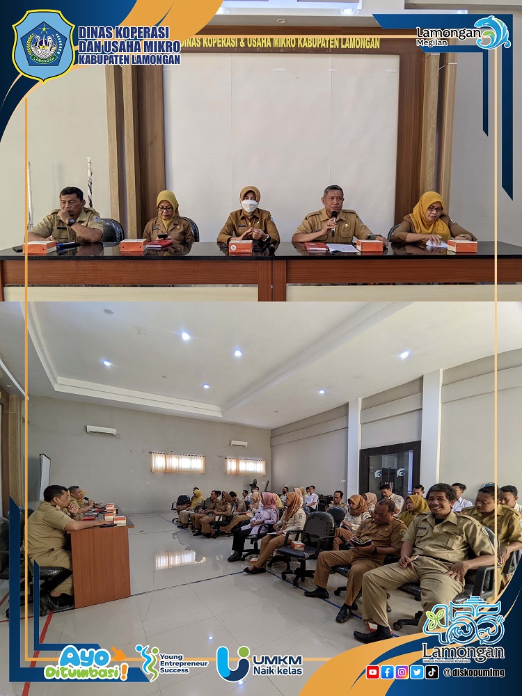 Rapat Staf Dinas Koperasi dan Usaha Mikro