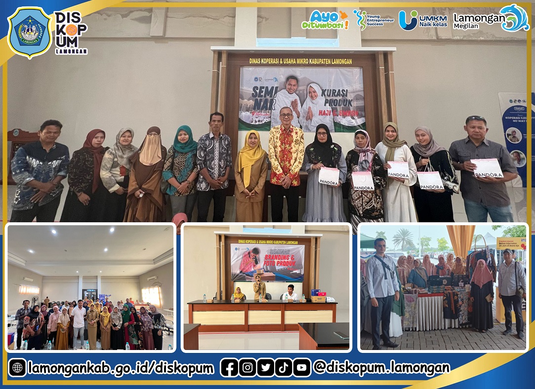 Pelatihan branding dan foto produk serta seminar kurasi produk yang mendukung haji/umroh
