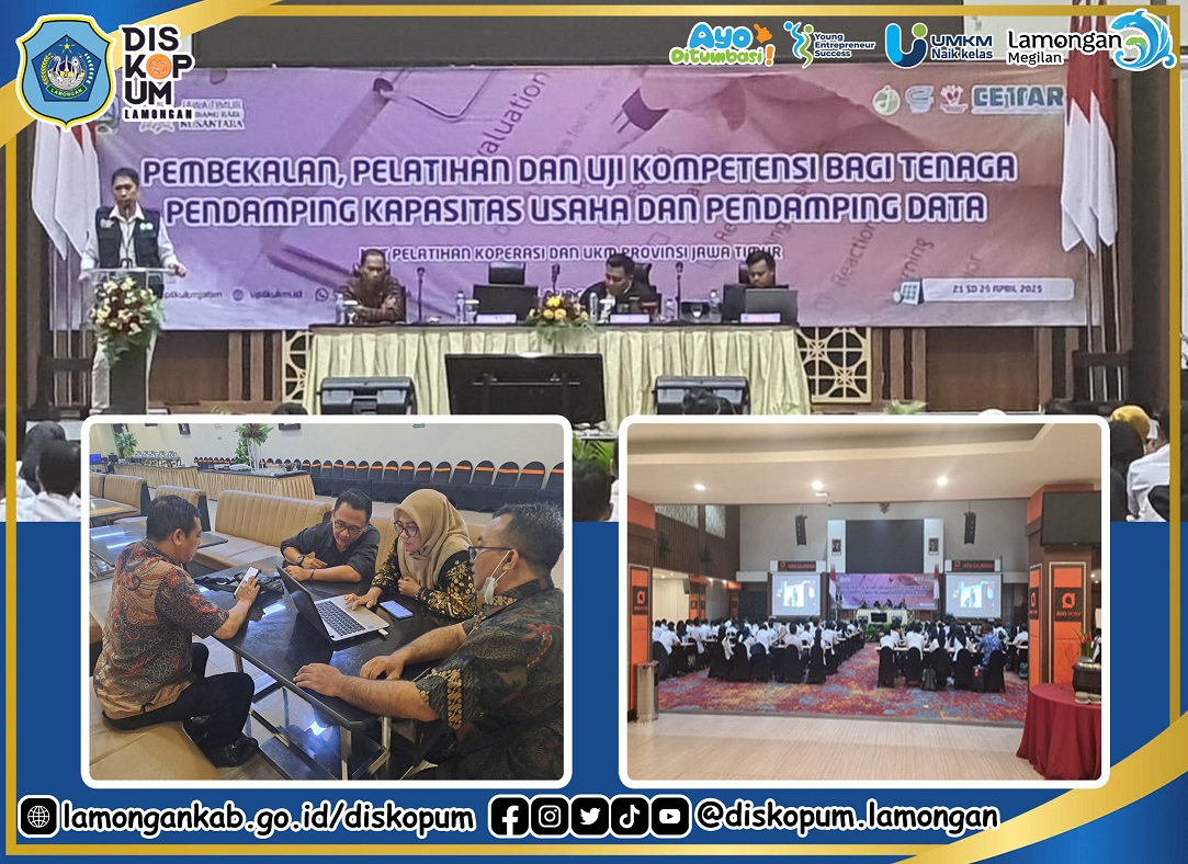 Pembekalan, Pelatihan dan Uji Kompetensi Bagi Tenaga Pendamping Kapasitas Usaha dan Pendamping Data