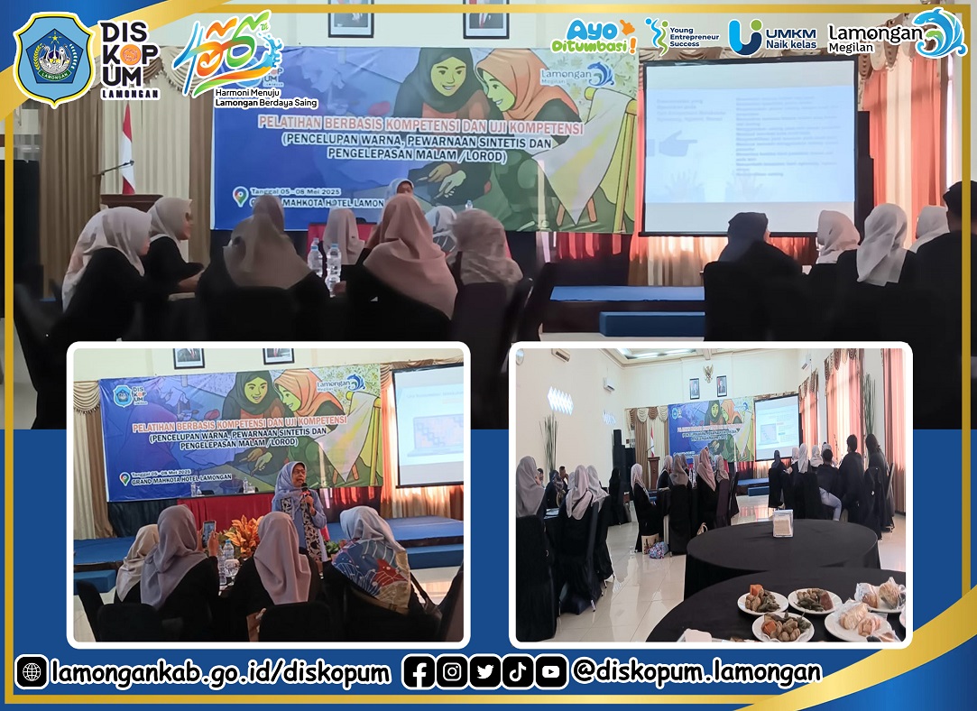 Pelatihan berbasis Kompetensi dan Uji Kompetensi (Pencelupan Warna, Pewarnaan Sintesis dan Pengelupasan Malam/Lorod)