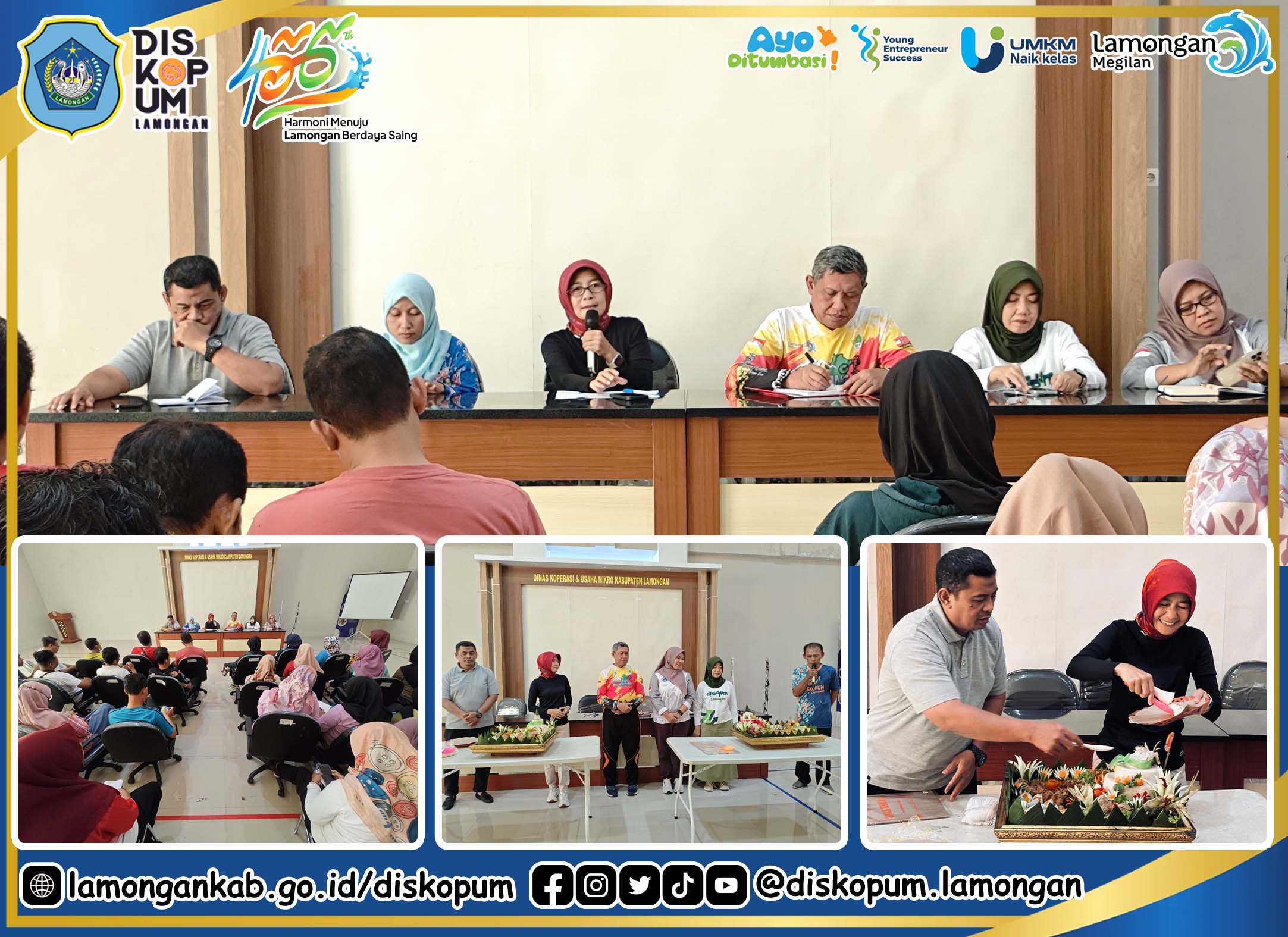 Rapat Staf Dinas Koperasi dan Usaha Mikro Kabupaten Lamongan