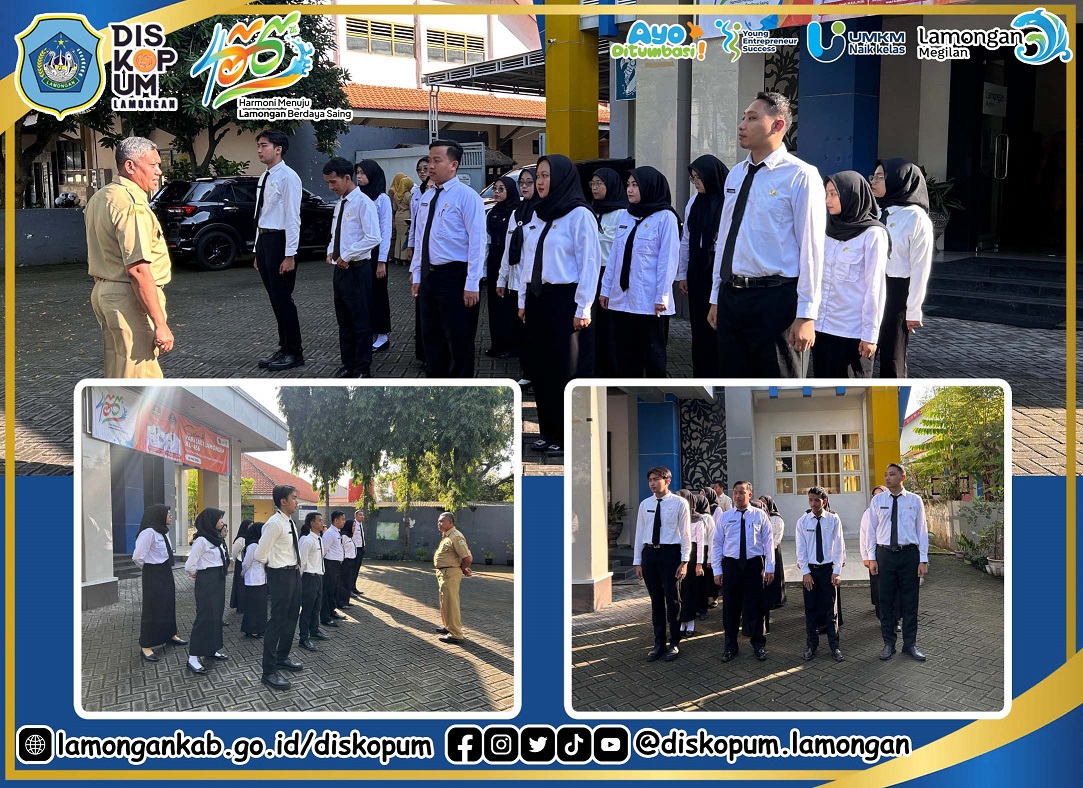 Orientasi Jiwa Korsa oleh CPNS/PPPK di Dinas Koperasi dan Usaha Mikro Kab. Lamongan