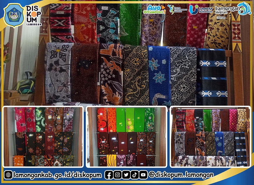 UMKM Naik Kelas : Batik Khas Lamongan tersedia di Lamongan Mart