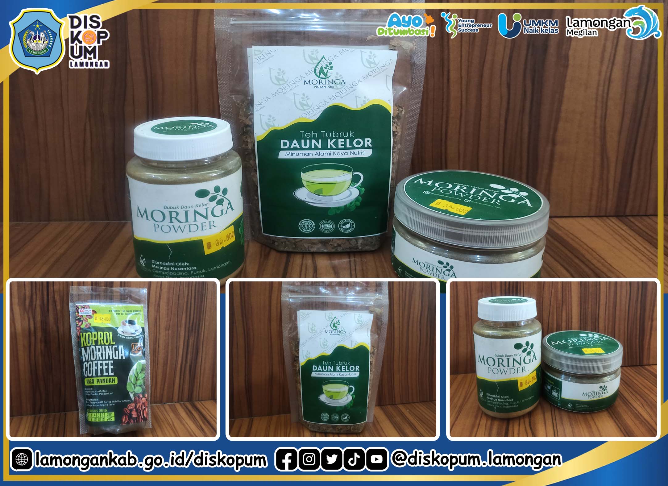 UMKM Naik Kelas : Produk Moringa Nusantara tersedia di Lamongan Mart