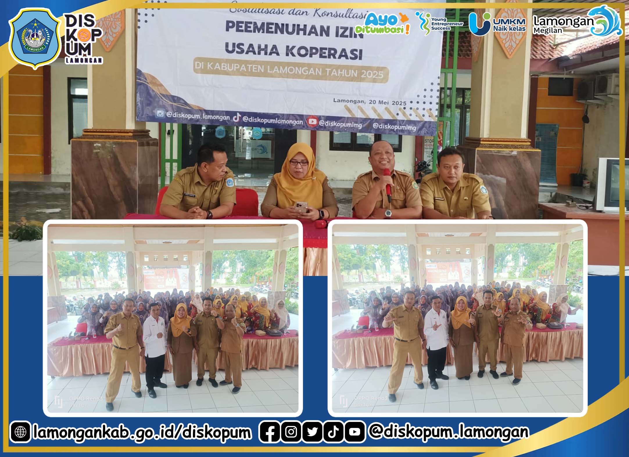 Sosialisasi dan Konsultasi Pemenuhan Usaha Koperasi di kecamatan Mantup