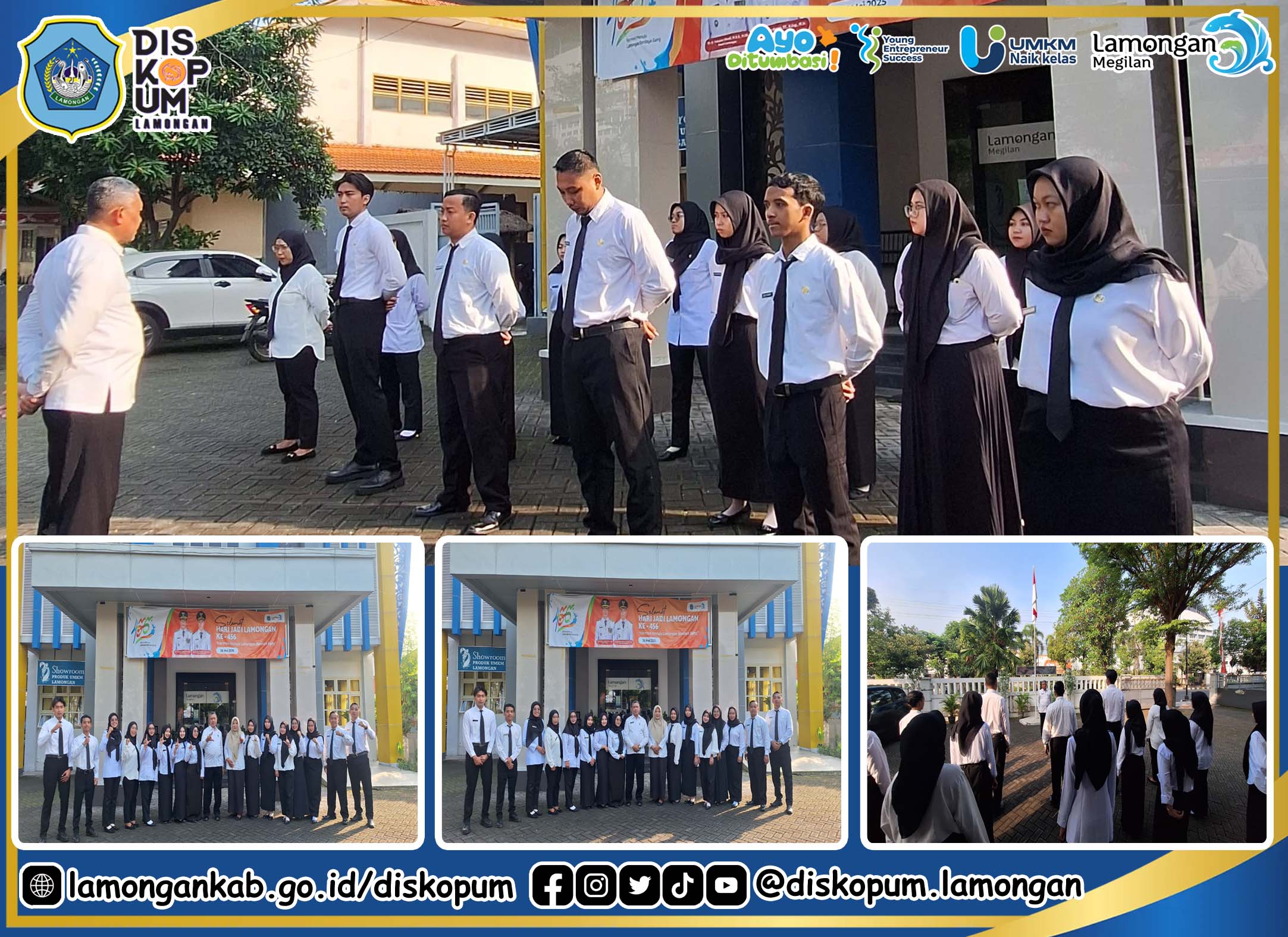 Apel Peserta Orientasi CPNS/PPPK di Dinas Koperasi dan Usaha Mikro Kab. Lamongan