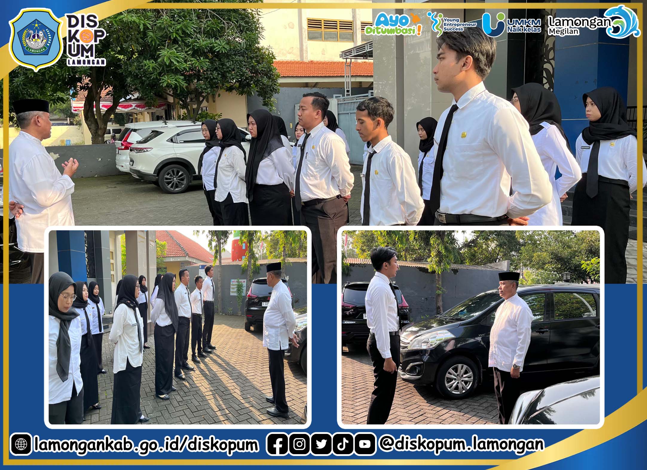 Apel Peserta Orientasi CPNS/PPPK di Dinas Koperasi dan Usaha Mikro Kab. Lamongan
