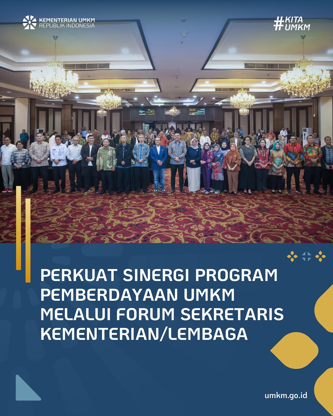 Perkuat Sinergi Program Pemberdayaan UMKM melalui Forum Sekretaris Kementerian/Lembaga