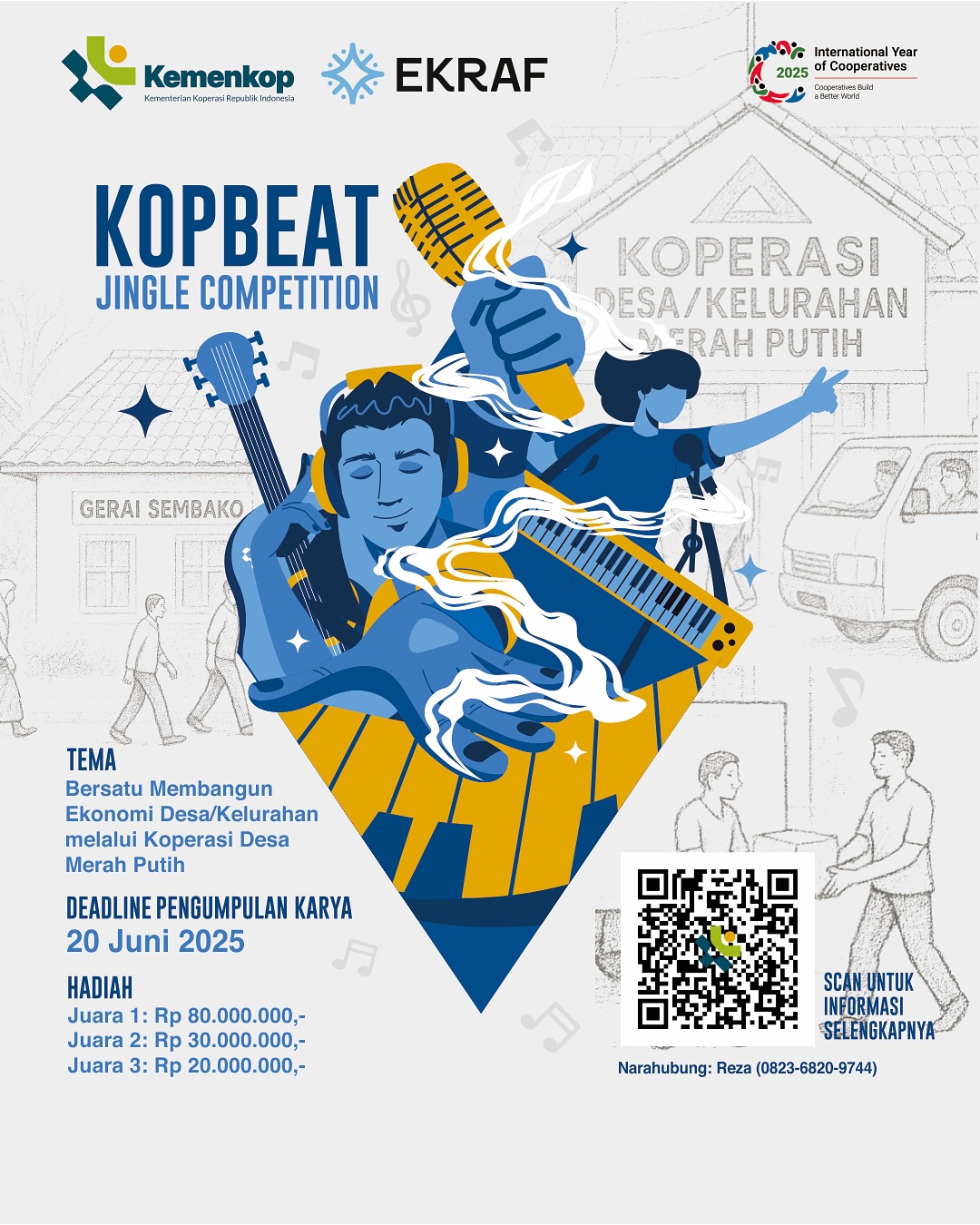 “Kopbeat Jingle Competition” dengan tema Bersatu Membangun Ekonomi Desa/Kelurahan melalui Kop...