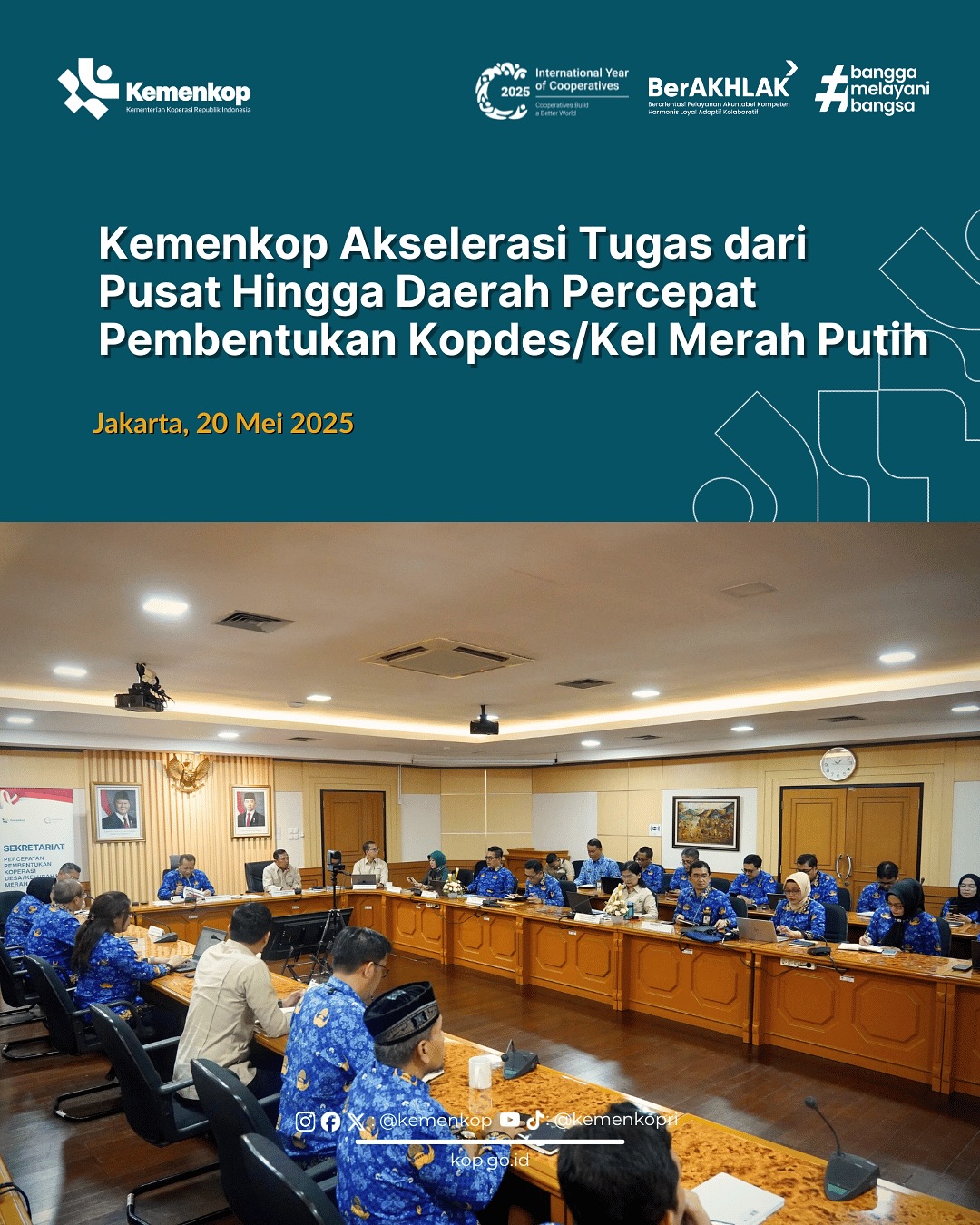 Kemenkop Akselerasi Tugas dari Pusat Hingga Daerah Percepat Pembentukan Kopdes Merah Putih