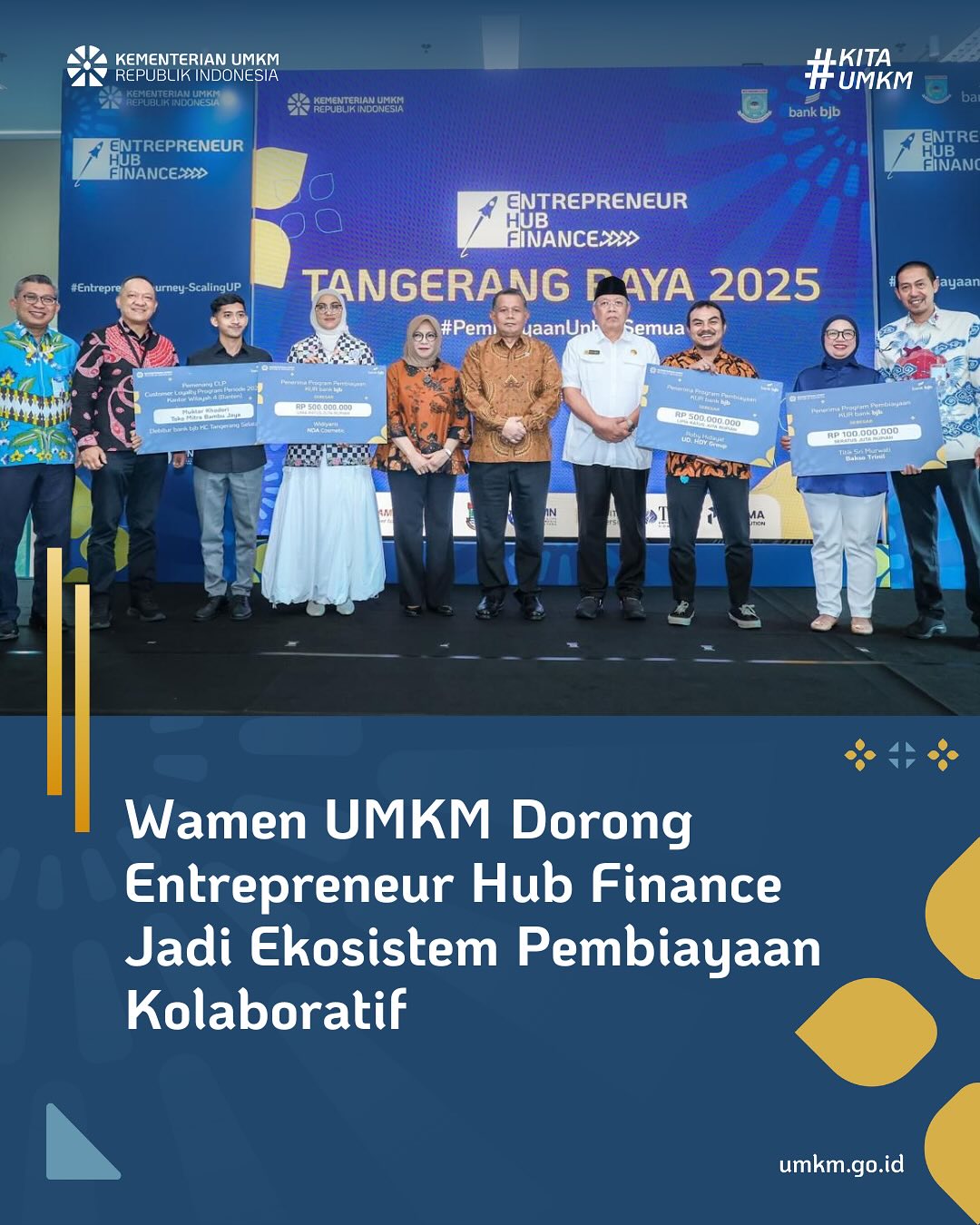Wamen UMKM Dorong Entrepreneur Hub Finance jadi Ekosistem Pembiayaan Kolaboratif