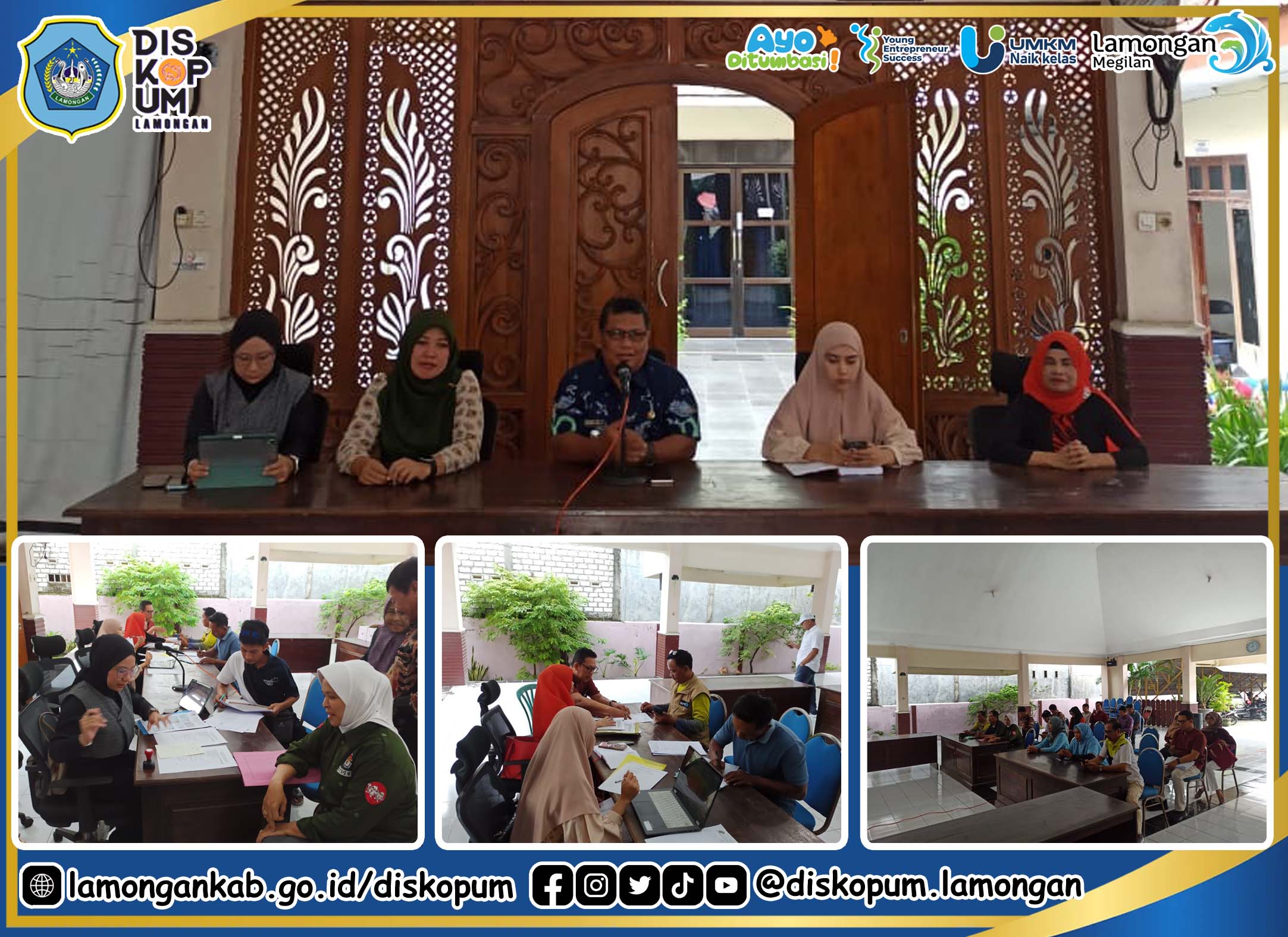 Pemberkasan Kopdes Merah Putih dalam Rangka Percepatan Pembentukan Kecamatan Sugio bersama Notaris