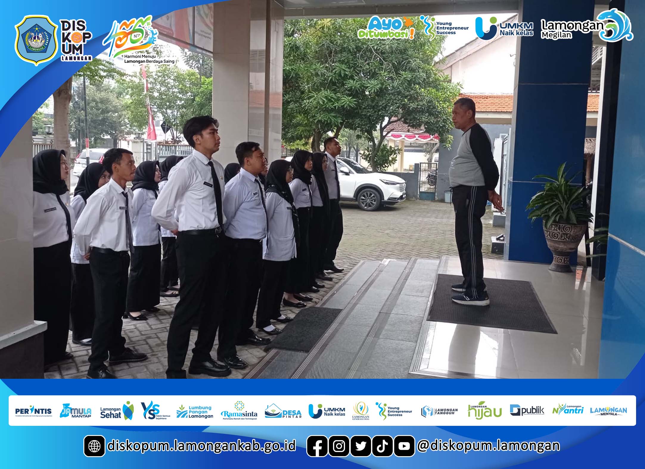 Apel Peserta Orientasi CPNS di Dinas Koperasi dan Usaha Mikro