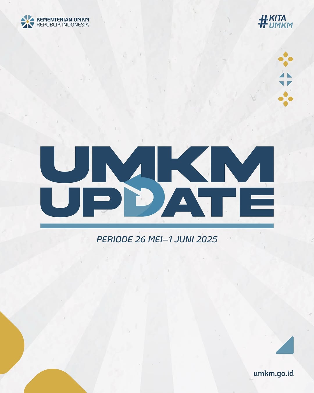UMKM Update Periode 26 Mei - 1 Juni 2025