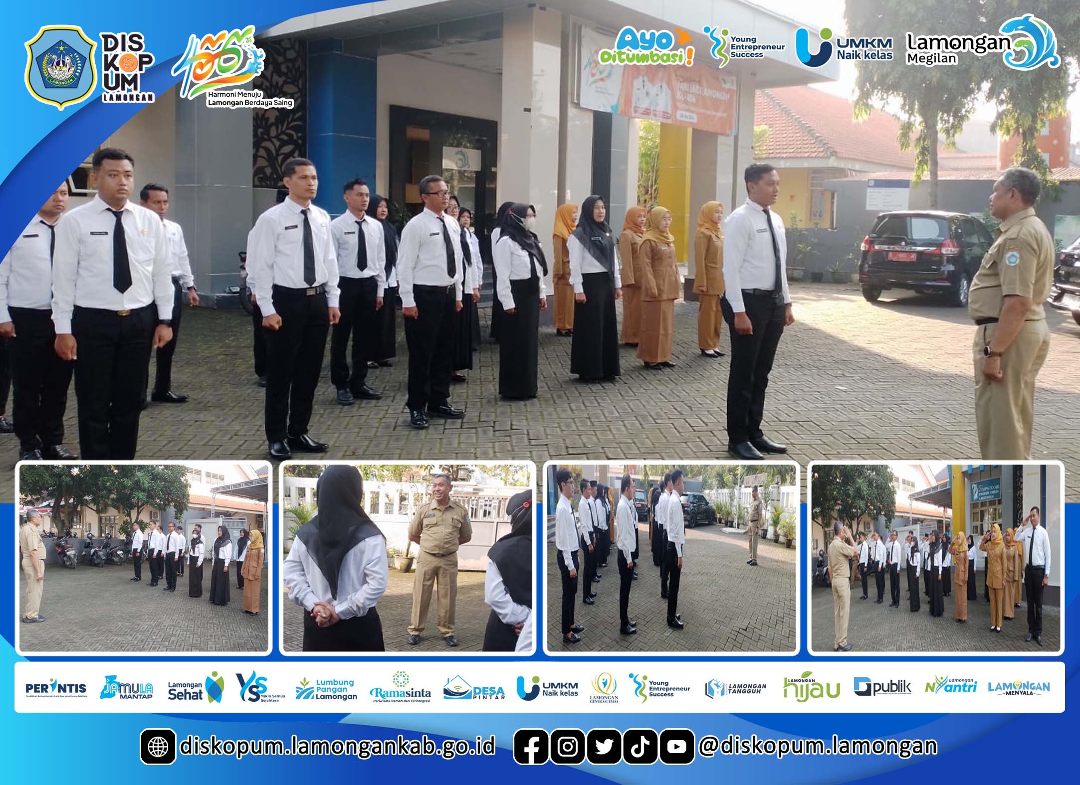 Pelaksanaan Apel Hari Keempat Peserta Orientasi PPPK Tahap II