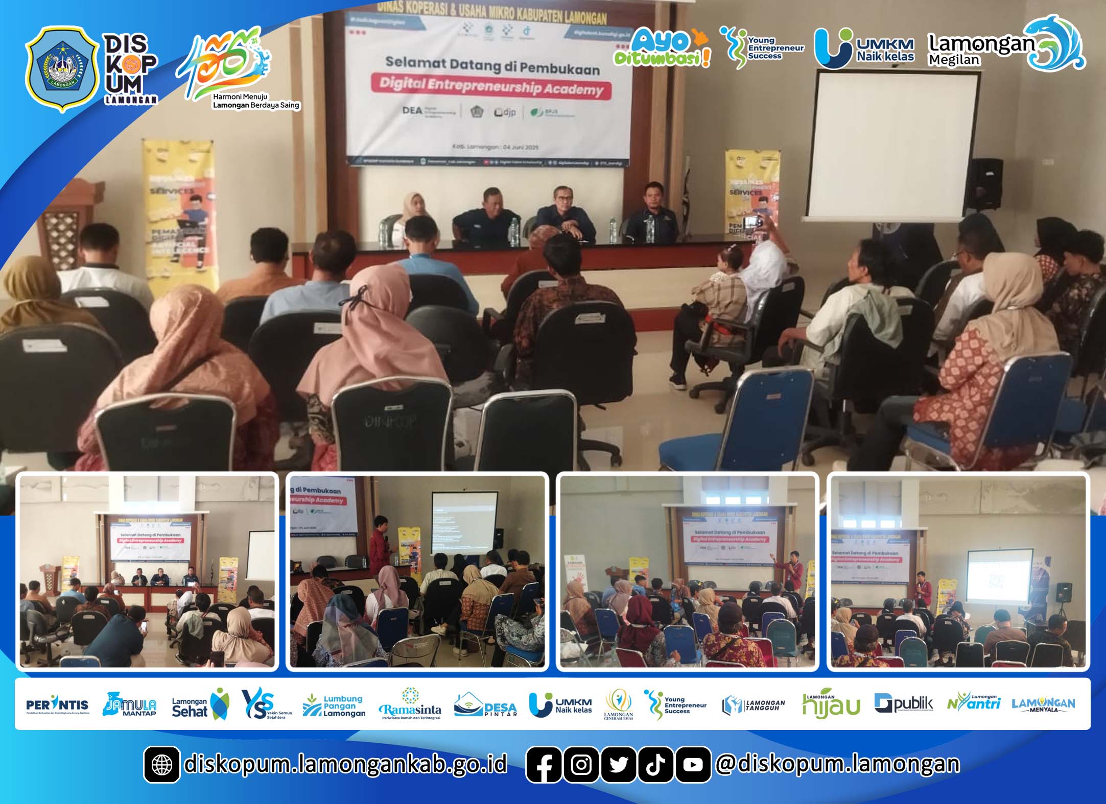 Digital Entrepreneurship Academy di Lantai 2 Dinas Koperasi dan Usaha Mikro