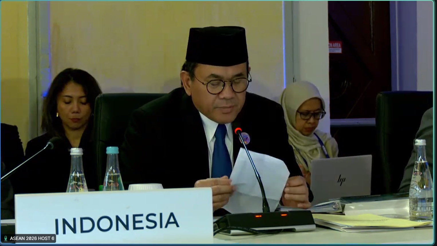 Foto: Pertemuan Joint AMM-AEM, Indonesia Serukan ASEAN Solid dan Terbuka di Tengah Ketidakpastian Global