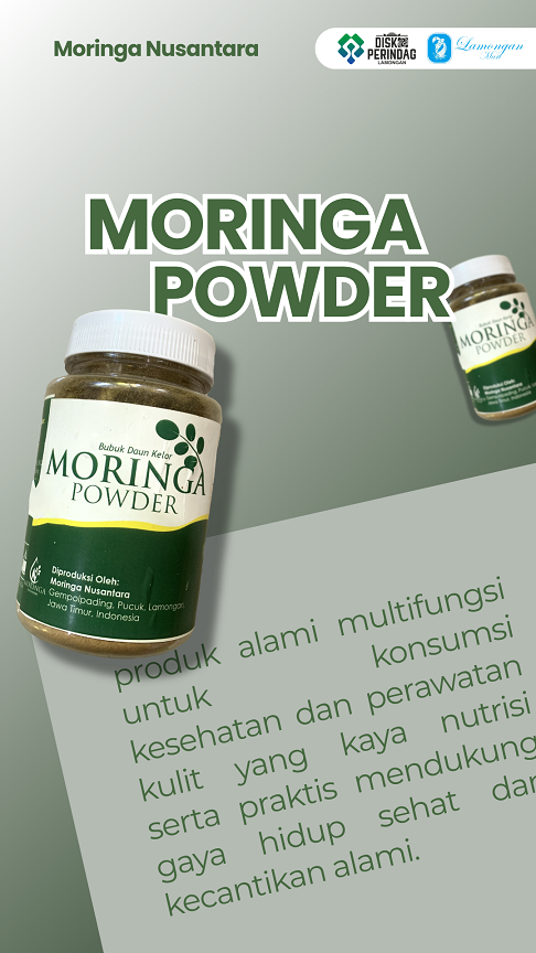 Foto: Powder Bubuk Daun Kelor tersedia di Lamongan Mart
