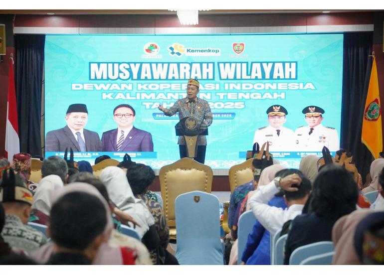 Foto: Menkop Buka Muswil Dekopinwil Kalteng: Perkuat Tata Kelola, Modernisasi Usaha, dan Kopdes Merah Putih