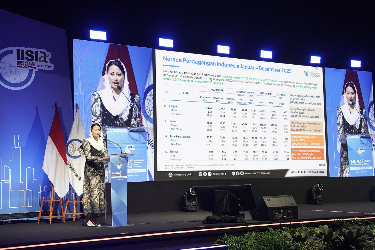 Foto: Wamendag Roro Dorong Penguatan Ekosistem Industri Besi dan Baja Lebih Tangguh di Munas IISIA 2026